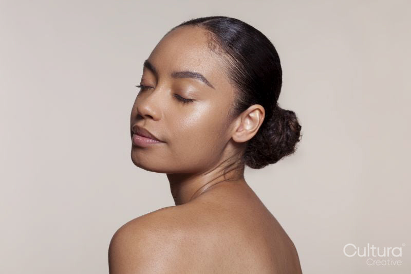 Young woman with closed eyes