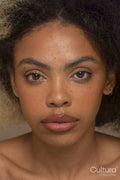 Close-up of woman with two toned hair
