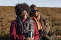 Portrait of two senior women in landscape
