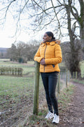 Portrait of woman wearing winter jacket