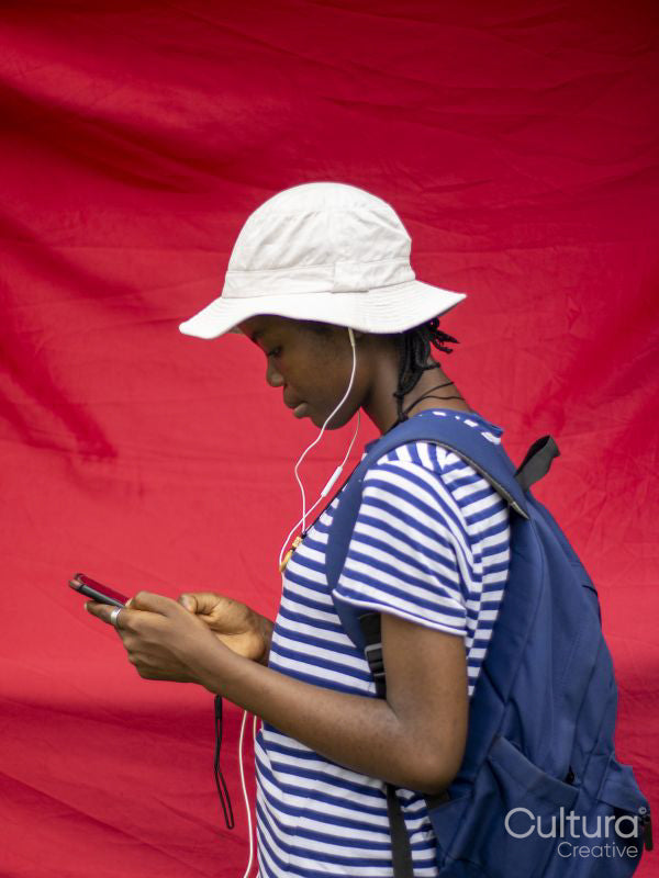 Young woman using smart phone