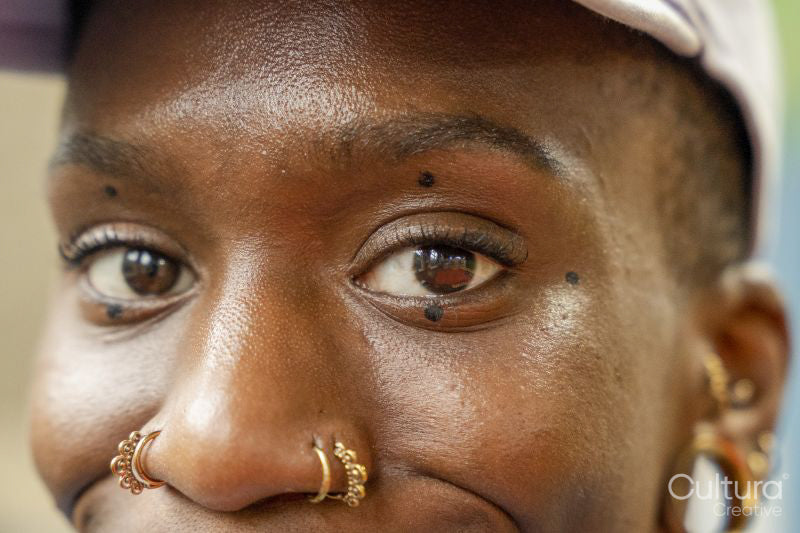 Close-up smiling woman