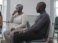 People in group therapy session