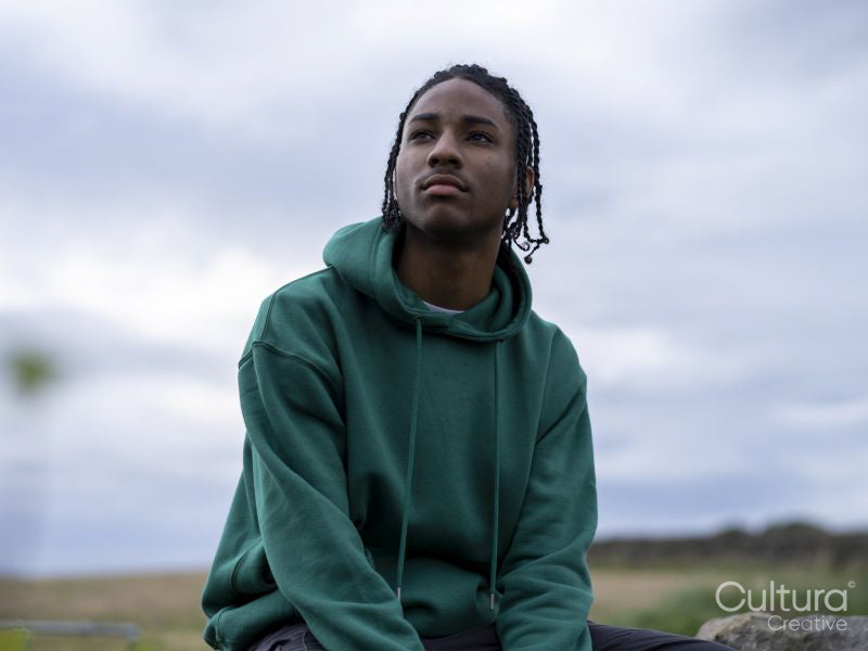 Outdoor portrait of teenage boy