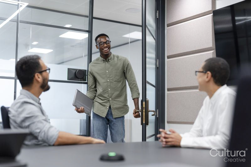 Business people having meeting in office