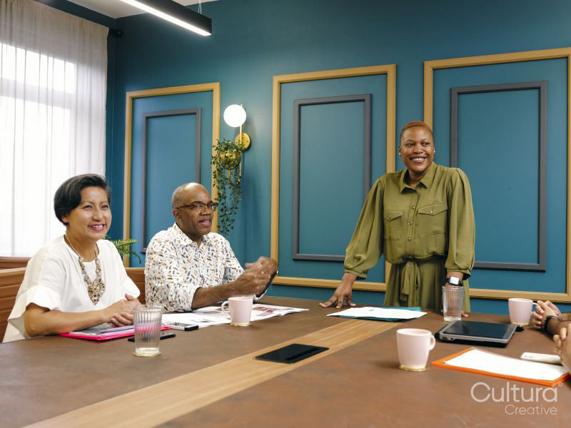 Business people at meeting