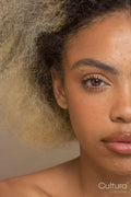 Close-up of woman with two toned hair