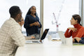 Business people having meeting in office