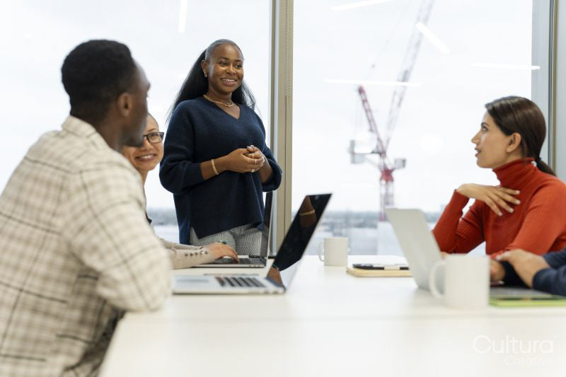 Business people having meeting in office