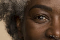 Close-up of face of mature woman
