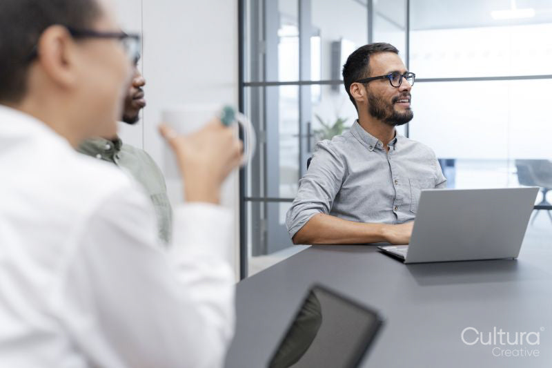 Business people having meeting in office