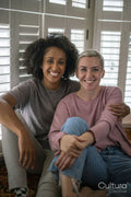 Portrait of smiling couple at home