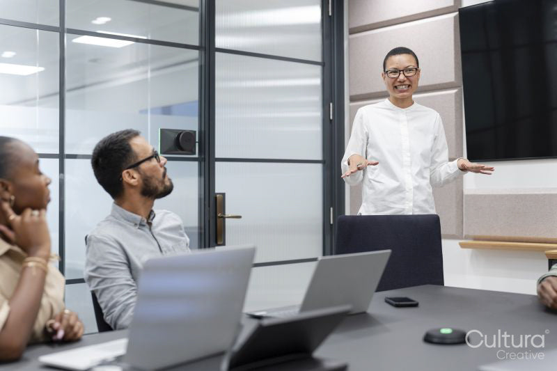 Business people having meeting in office