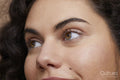 Close-up of young woman's face