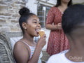 Girl eating ice cream