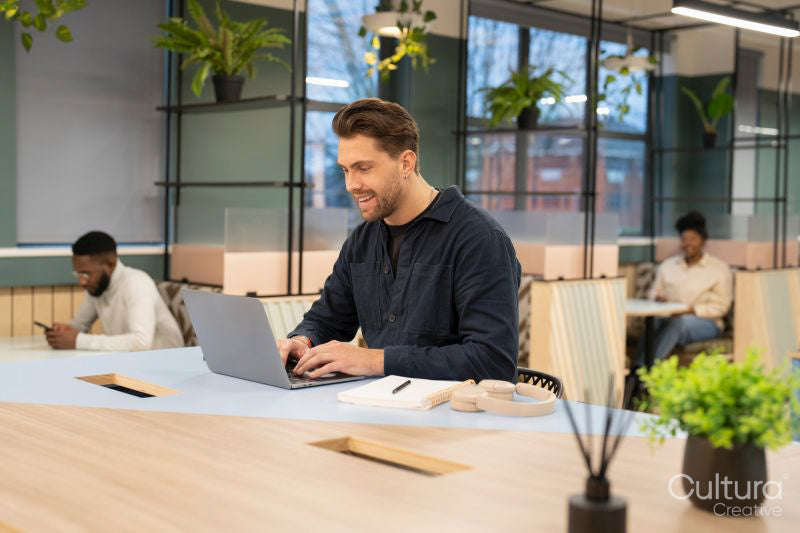 Business people working in modern office
