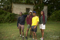 Portrait of young friends