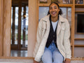 Portrait of young woman smiling