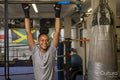 Young woman exercising at gym
