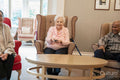 Senior people watching tv in nursing home
