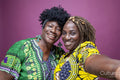 Studio portrait of mature sisters