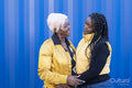 South Yorkshire, Smiling woman with adult daughter