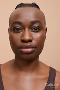 Portrait of beautiful woman with mohawk hair