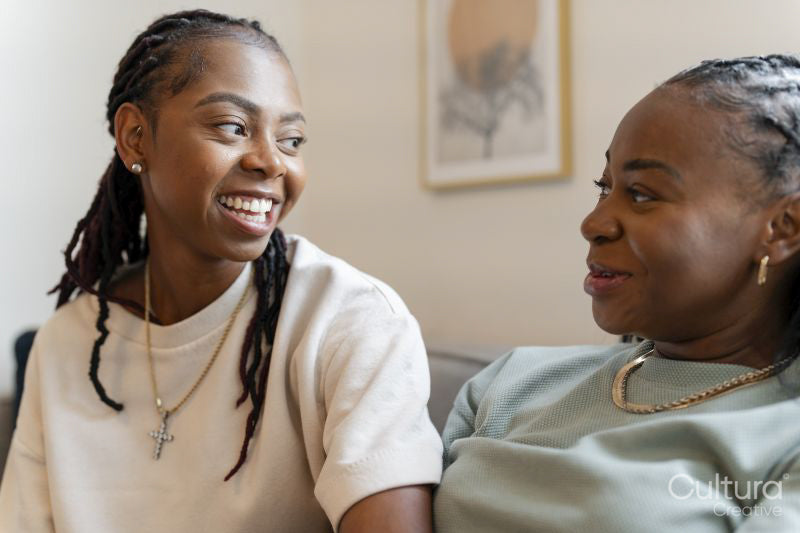Portrait of smiling couple at home