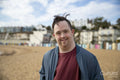Portrait of mid adult man on beach