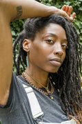 Portrait of stylish young woman outdoors