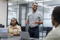 Business people having meeting in office