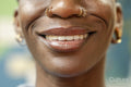Close-up smiling woman