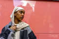 Portrait of young woman wearing hijab