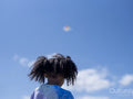 Rear view of girls hairstyle