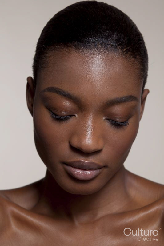 Young woman with closed eyes
