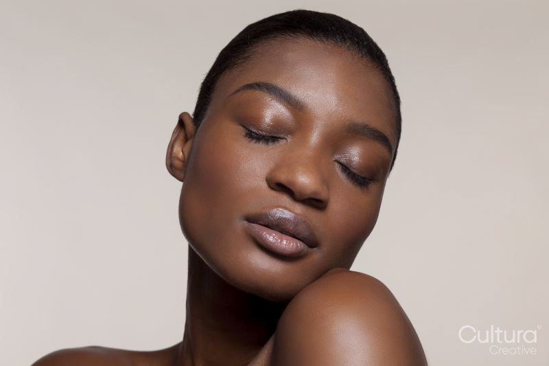 Young woman with closed eyes