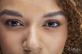 Close-up of woman's eyes