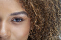 Close-up of woman's eye