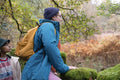 Female friends hiking in forest