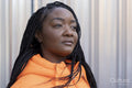 South Yorkshire, Portrait of pensive woman with braided hair