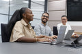 Business people having meeting in office
