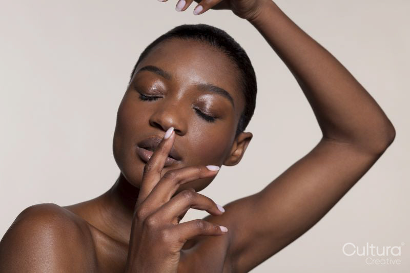 Young woman with closed eyes
