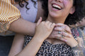 Close-up of happy couple