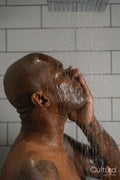 Man taking shower