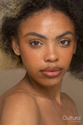 Close-up of woman with two toned hair