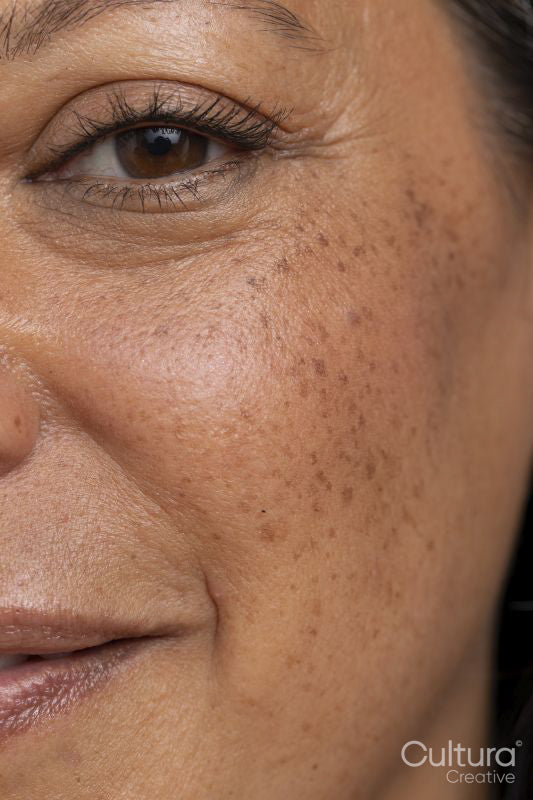 Close-up of woman looking at camera