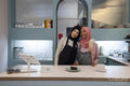 Portrait of smiling young women working in cafe