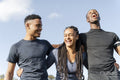 Portrait of group of athletes