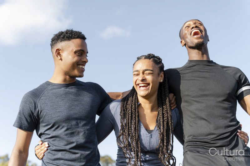 Portrait of group of athletes