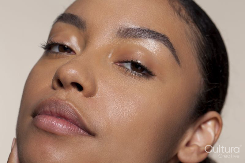 Close-up portrait of young woman